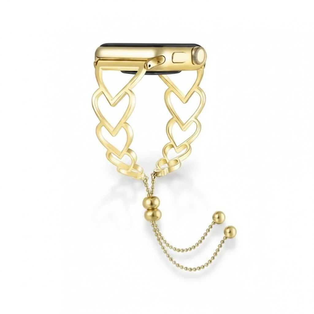 Heart Shaped Bracelet Watch Band