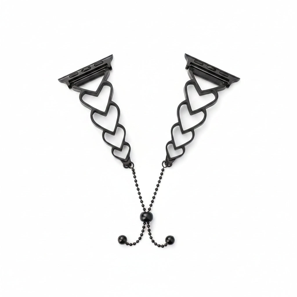 Heart Shaped Bracelet Watch Band