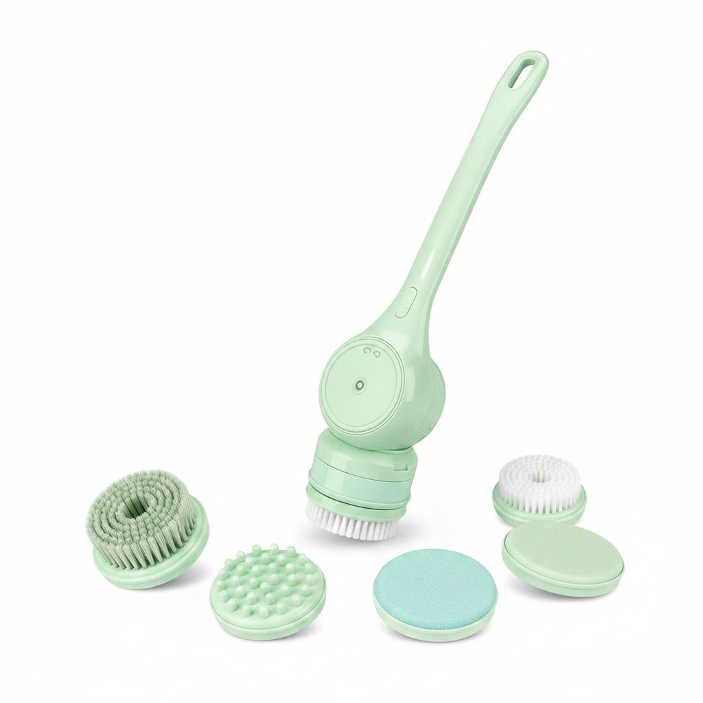 Electric Body Brush for Back and Shower Scrubber