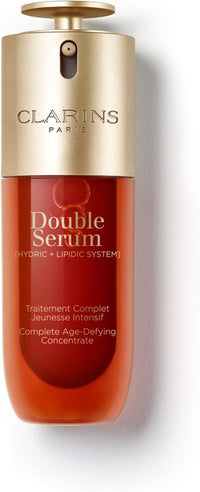 Clarins Double Serum Complete Age Control Dual-Phase Revitalizing Anti-Aging Facial Serum for Fine Lines, Wrinkles, Enlarged Pores and Radiant Skin
