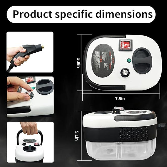 Pressurized Steam Cleaner, Handheld Steam Cleaning Machine for Kitchen, Bathroom, Floors, Windows and Household Cleaning