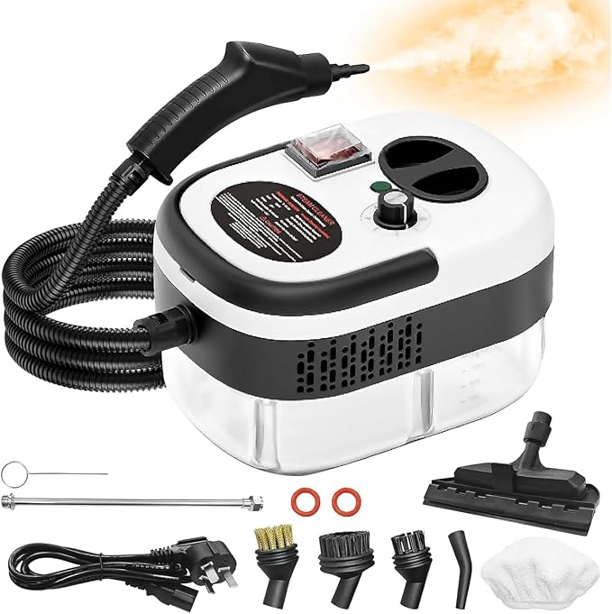 Pressurized Steam Cleaner, Handheld Steam Cleaning Machine for Kitchen, Bathroom, Floors, Windows and Household Cleaning