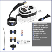 Pressurized Steam Cleaner, Handheld Steam Cleaning Machine for Kitchen, Bathroom, Floors, Windows and Household Cleaning