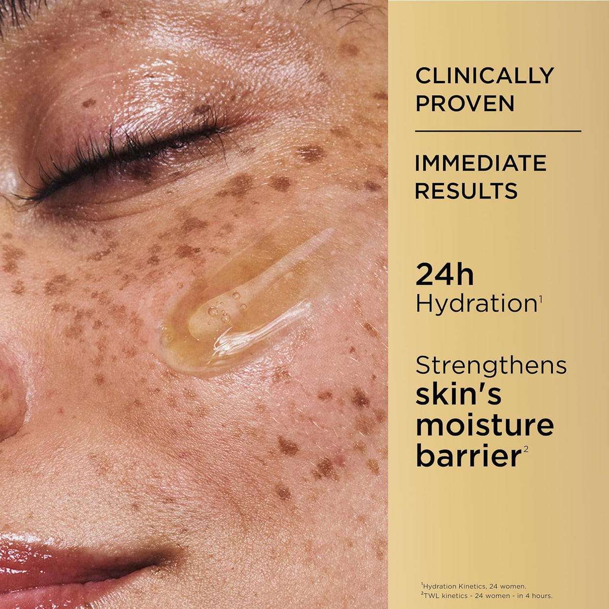 Clarins Double Serum Complete Age Control Dual-Phase Revitalizing Anti-Aging Facial Serum for Fine Lines, Wrinkles, Enlarged Pores and Radiant Skin
