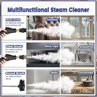 Pressurized Steam Cleaner, Handheld Steam Cleaning Machine for Kitchen, Bathroom, Floors, Windows and Household Cleaning