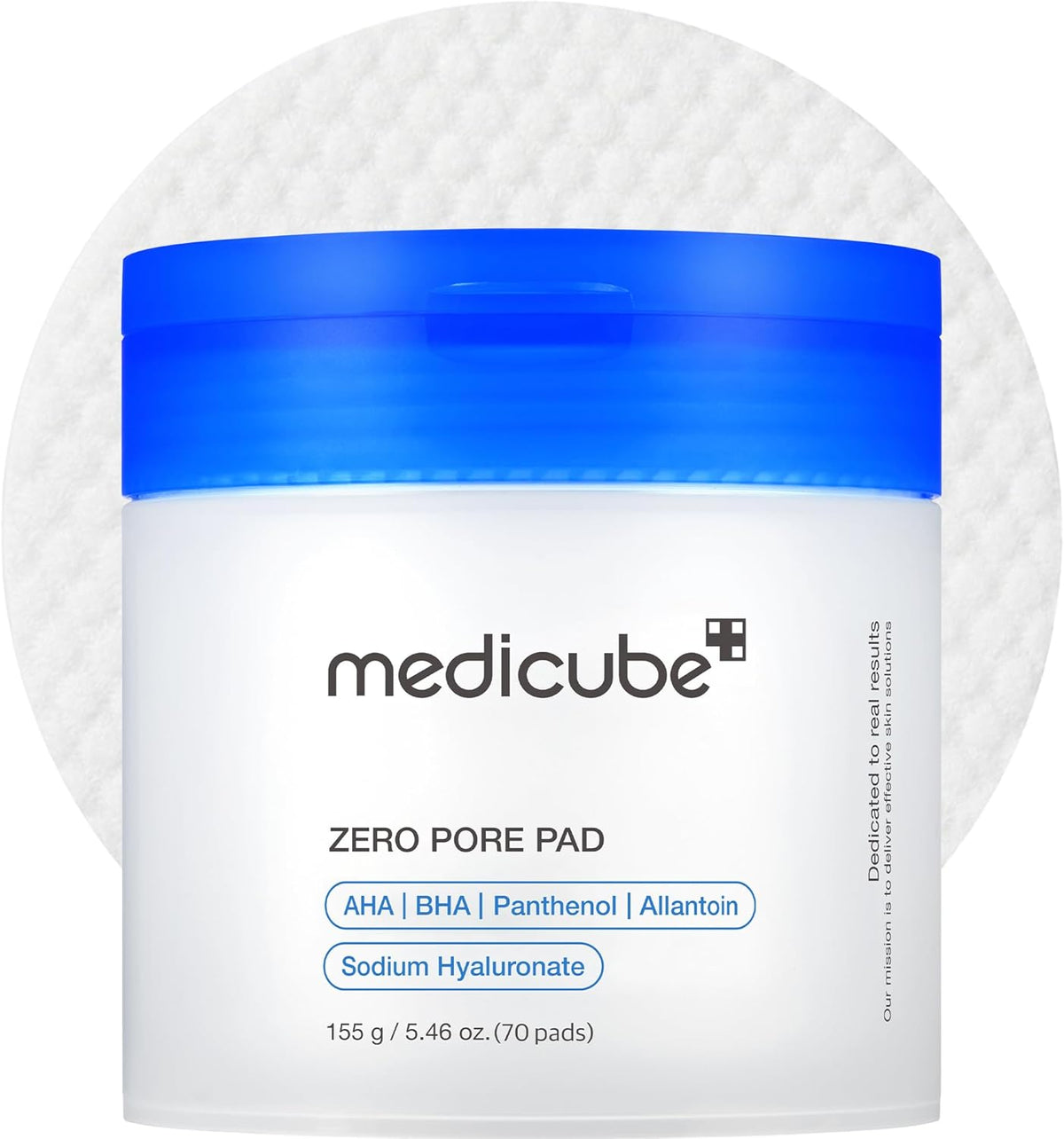 Medicube Dual-Textured Facial Toner Pads – Korean Skincare Pads for Gentle Exfoliation & Smoother-Looking Skin