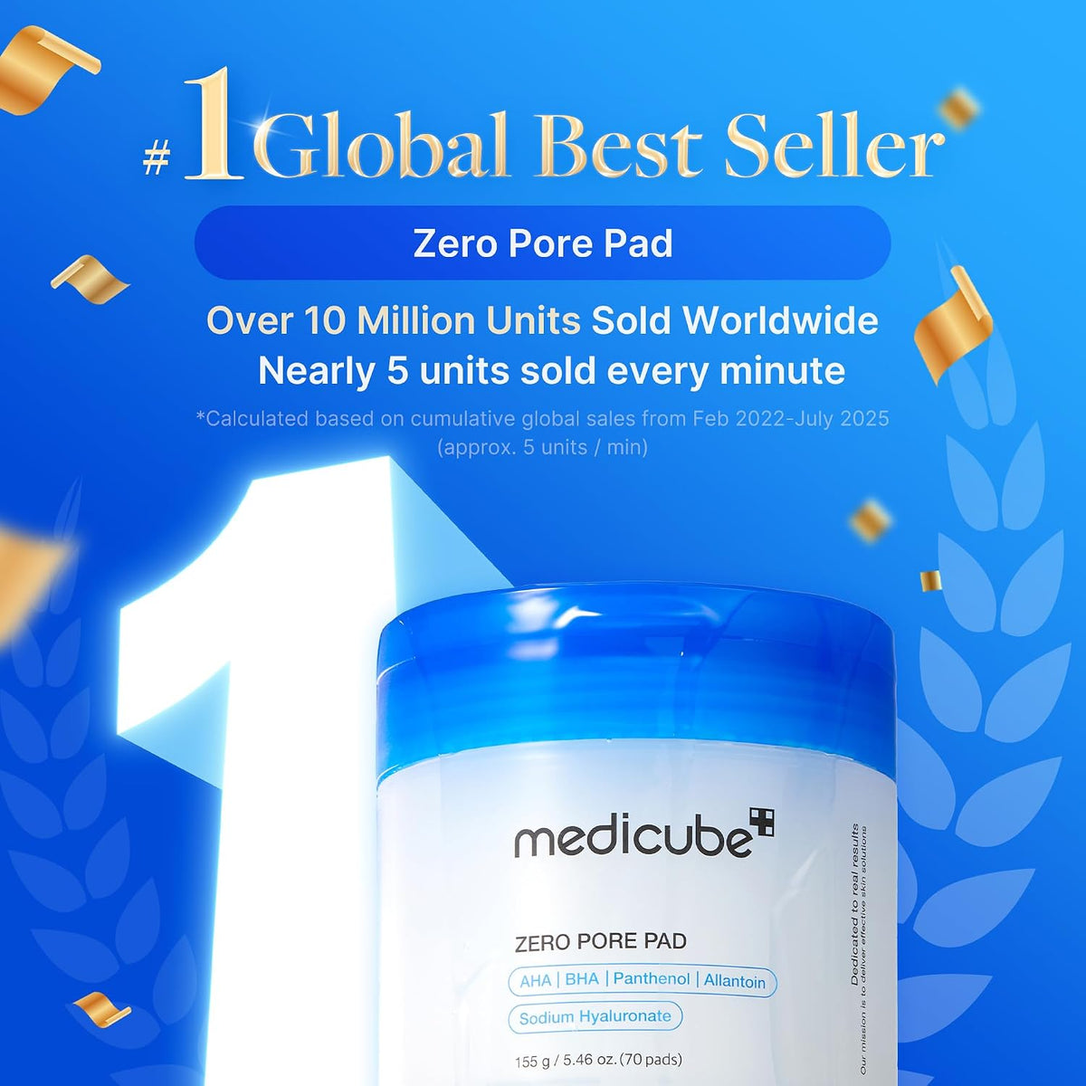 Medicube Dual-Textured Facial Toner Pads – Korean Skincare Pads for Gentle Exfoliation & Smoother-Looking Skin