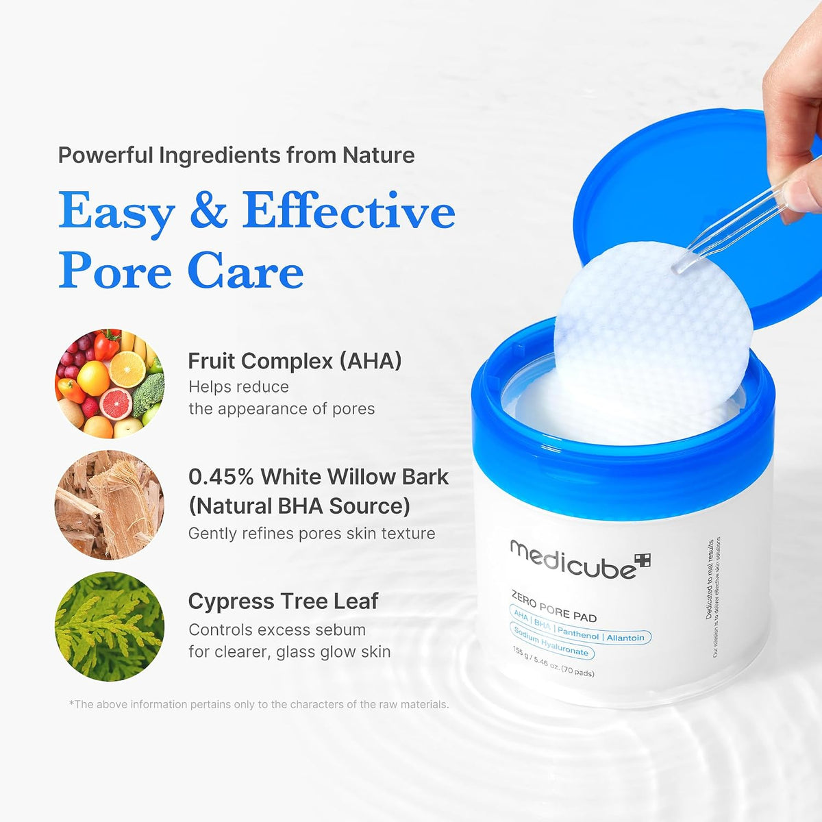 Medicube Dual-Textured Facial Toner Pads – Korean Skincare Pads for Gentle Exfoliation & Smoother-Looking Skin