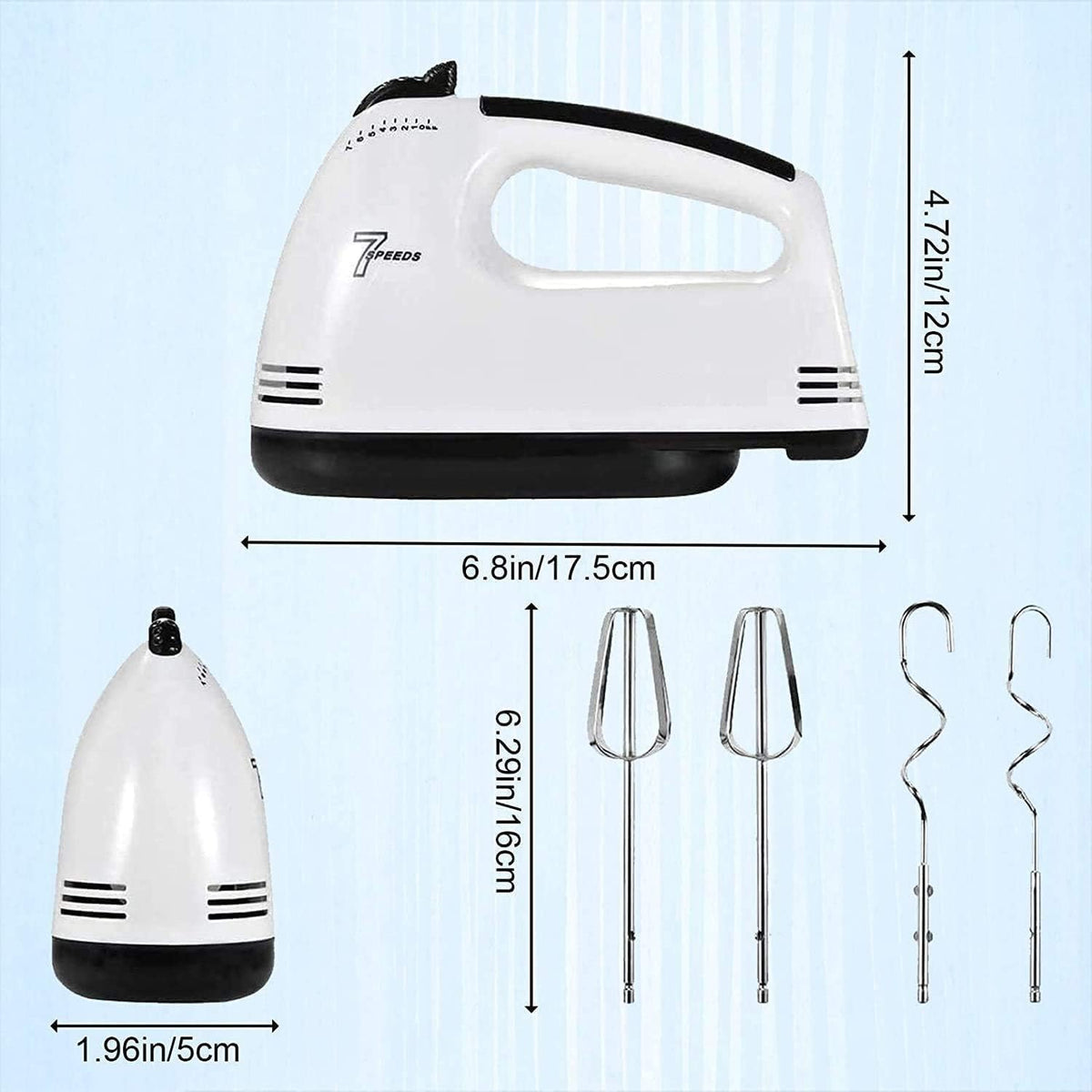 Super Hand Mixer – Electric Handheld Mixer for Baking, Cake, Cream & Egg Mixing | Compact Kitchen Beater for Home Use