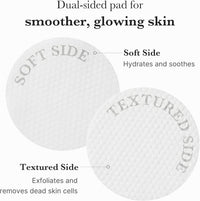 Medicube Dual-Textured Facial Toner Pads – Korean Skincare Pads for Gentle Exfoliation & Smoother-Looking Skin